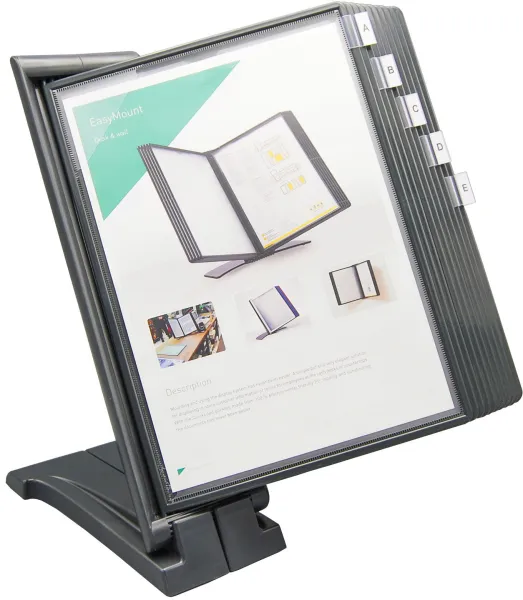 Q-connect Quickfind Sistema de archivo gris antracita